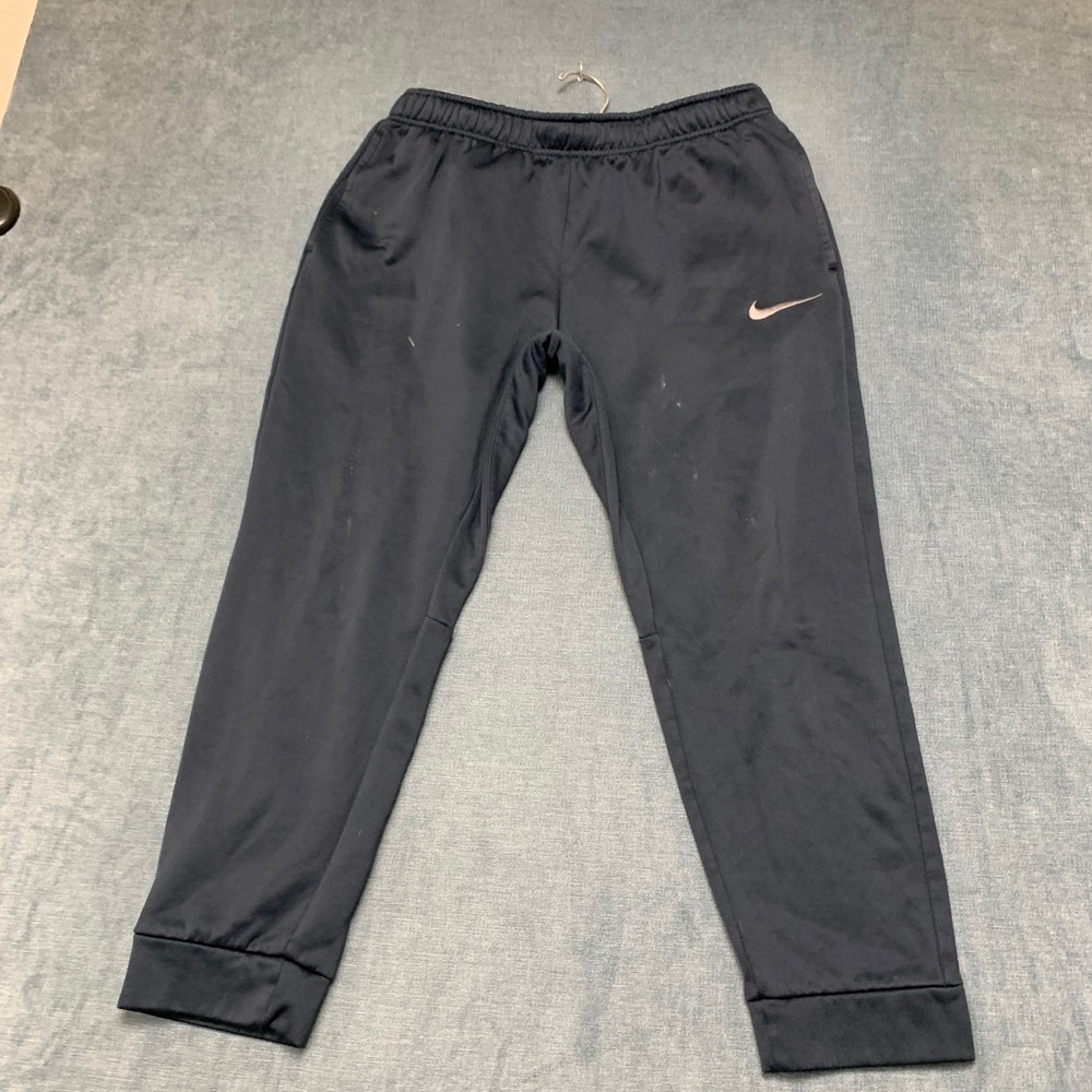 Nike Therma Fit Training Jogger Pants Mens Large Black Winter Wear Tapered Leg